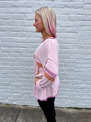Rays of Happiness Pullover | Lilac Rose