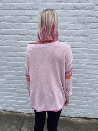 Rays of Happiness Pullover | Lilac Rose