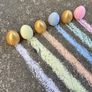Bunny's 6 Eggs Handmade Sidewalk Chalk