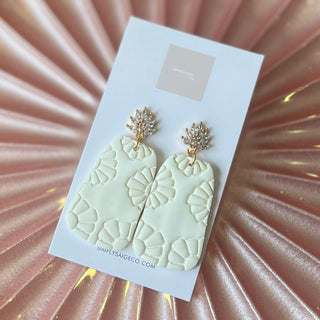 Simply Saige Yellow Spring Earrings