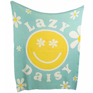 Lazy Daisy Oversized Knit Blanket
