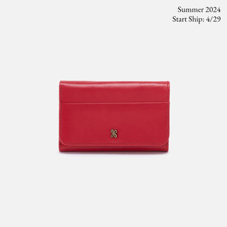 HOBO Jill Trifold Wallet | Hibiscus