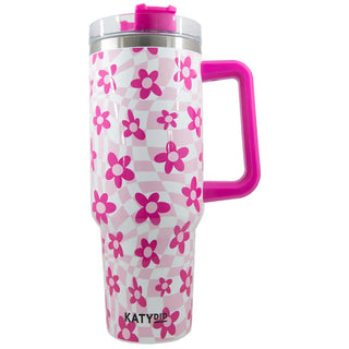 Pink Flower Mother's Day Tumbler
