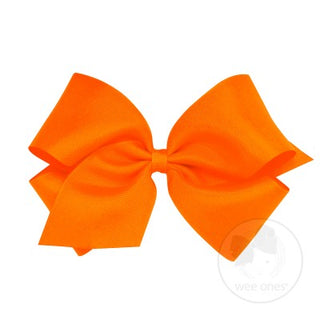 Wee Ones Mini King Bow-Orange