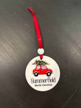 Christmas Ornament | Merry Christmas Car-Summerfield