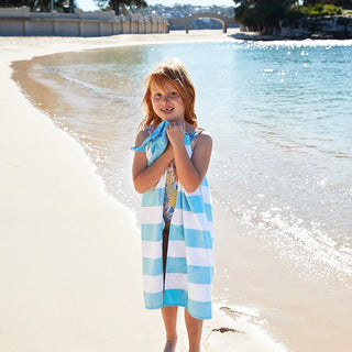 Dock & Bay | Kids Beach Towel | Tulum Blue