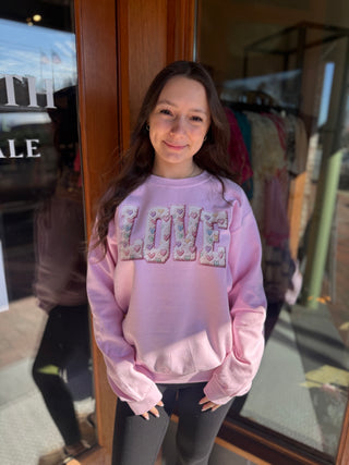 Misses Valentine's Quilted Love Top