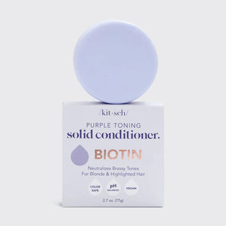 /kit·sch/ Solid Conditioner Bar | Toning Purple Biotin