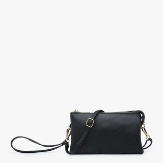 The Riley 3 Compartment Bag | Black