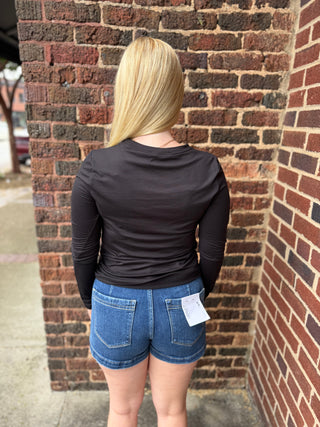 Misses Basic Long Sleeve Tee in 4 Colors