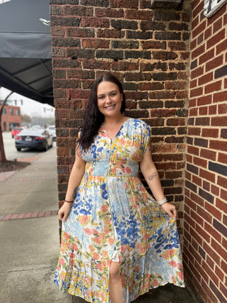 Misses Wildflower Midi Dress