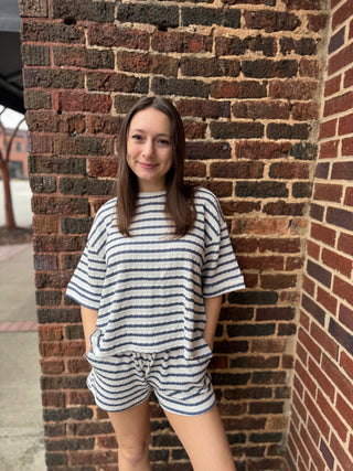 Misses Essential Stripe Shorts