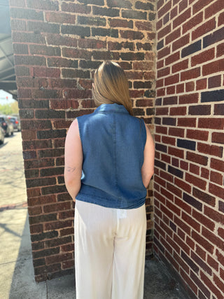 Misses Studio Denim Top