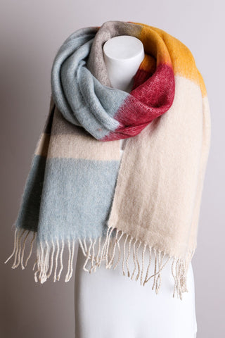 Misses Color Block Scarf in 3 Colors