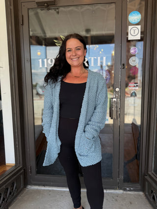 Misses Eating Popcorn Cardigan