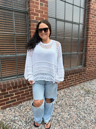 Misses Coastal Chill Sweater