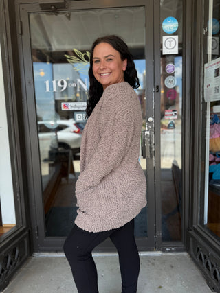 Misses Eating Popcorn Cardigan