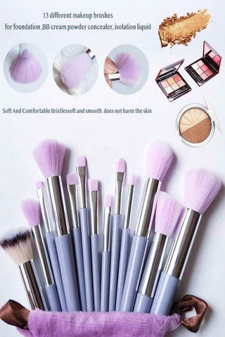 Makeup Brush Set in Several Colors