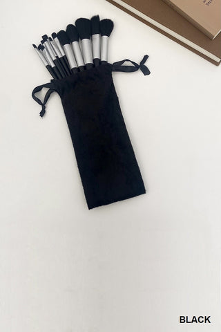 Makeup Brush Set in Several Colors