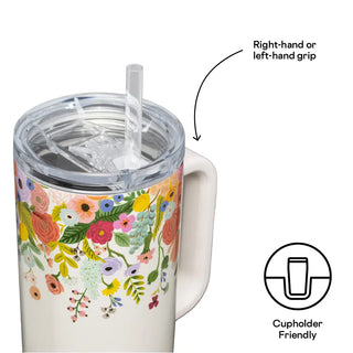 Corkcicle Cruiser - 40oz Rifle Paper - Garden Party Cream