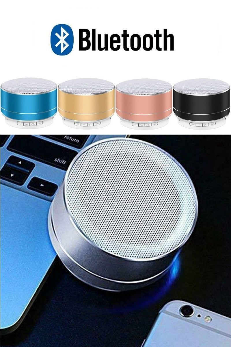 Mini LED Portable Bluetooth Speaker | Wireless Music Speaker with ...