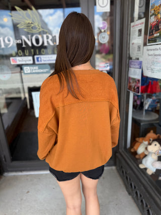Misses Fall Days Top