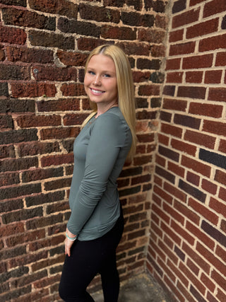 Misses Basic Long Sleeve Tee in 4 Colors