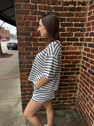 Misses Essential Stripe Shorts