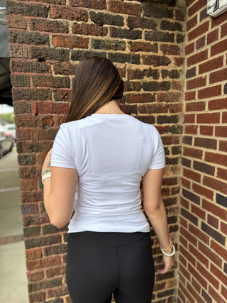 Misses Basic Short Sleeve Tee in Two Colors