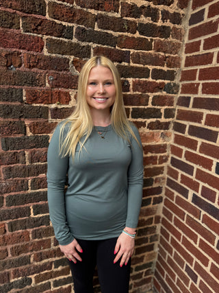 Misses Basic Long Sleeve Tee in 4 Colors