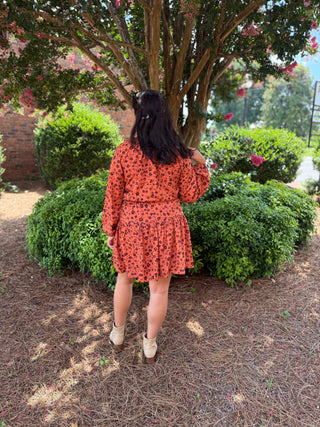 Misses Falling In Love Mini Dress