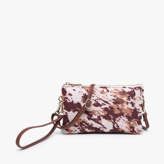 The Riley 3 Compartment Bag | Cow Mustard