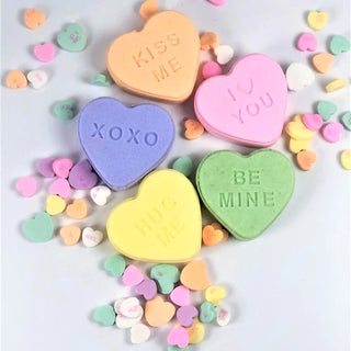 Conversation Heart Bath Bombs