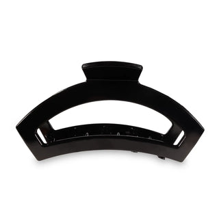 Teleties Open Large Claw Clip | Jet Black