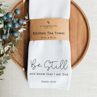 Scripture Dish Towel | Psalm46:10