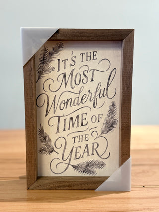 It's the Most Wonderful Time of the Year 5X8 Sign