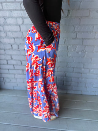 Misses Floral Maxi Skirt