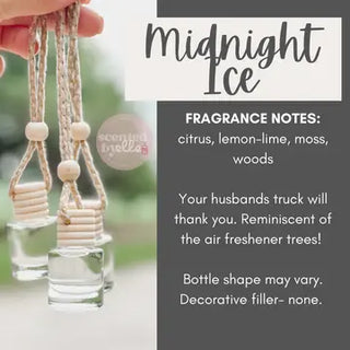 Hanging Car Diffuser | Midnight Ice