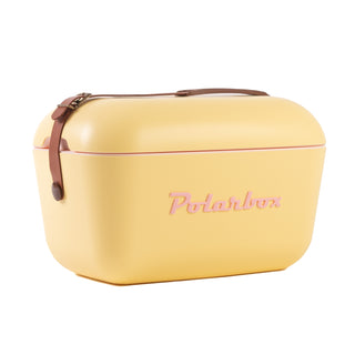 Polarbox Classic 13qt Cooler | Yellow + Baby Rose