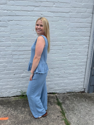 Misses Sway 2 PC Pant Set in Two Colors