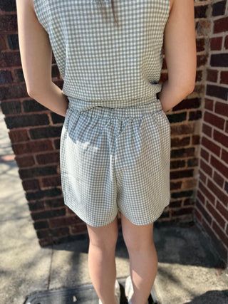 Misses Studio Gingham Skort