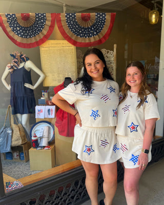 Misses Patriotic Skort Set