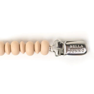 Bella Tunno Pacifier Clip | Oatmeal