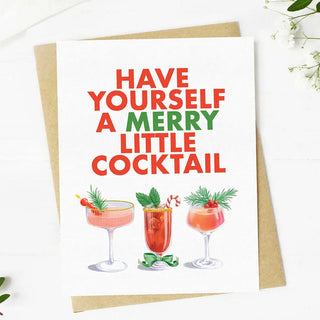 Have Yourself A Merry Little Cocktail Card