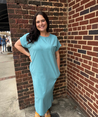 Misses Studio Short Sleeve Midi Dress