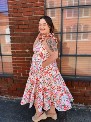 Floral Tiered Maxi Dress