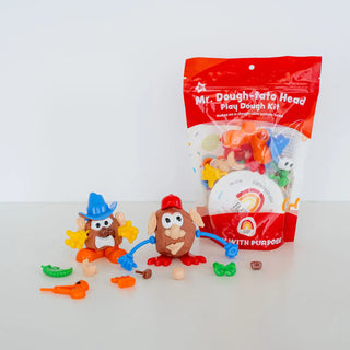 Mr. Dough-Tato Head (Root Beer) Sensory Play Dough Kit