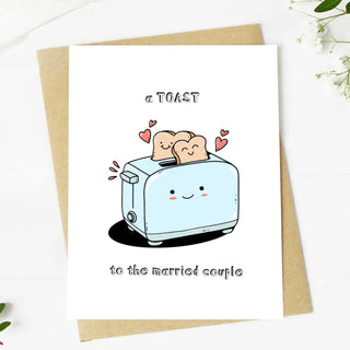 "Toast to the Married Couple" Card