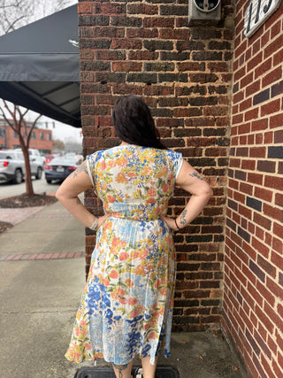 Misses Wildflower Midi Dress