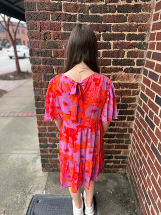 Misses Sangria Midi Dress